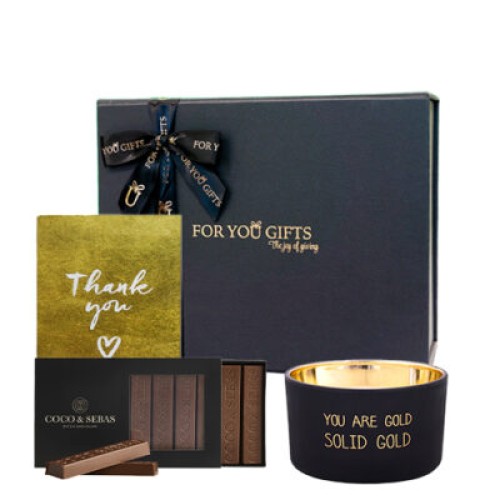 Gift box 'Thank You, You Are Solid Gold'